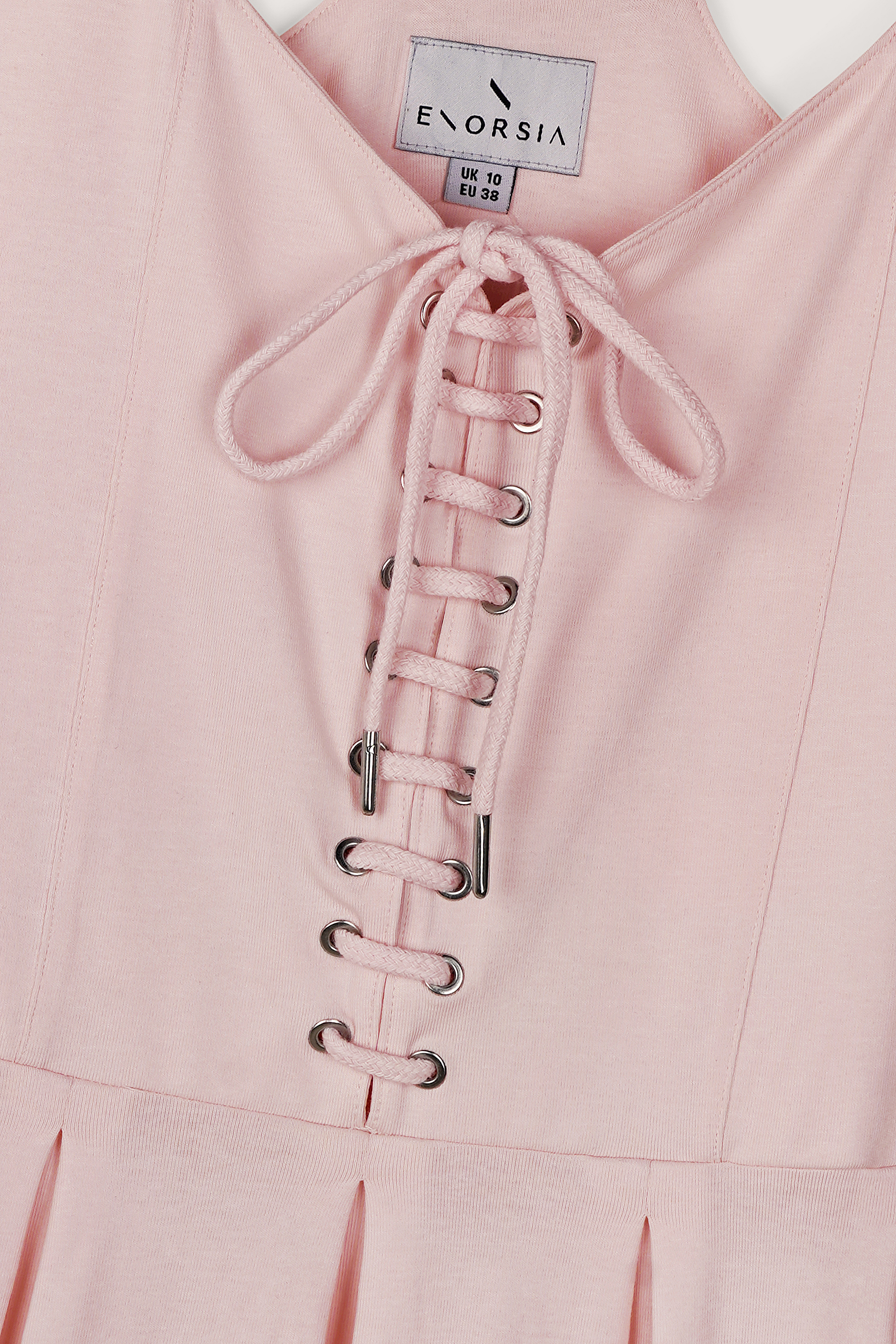 Tie Front  Jersey Midi Dress