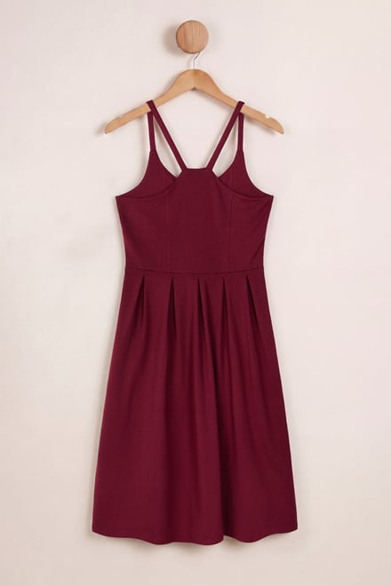 Tie Front  Jersey Midi Dress