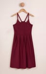 Tie Front  Jersey Midi Dress
