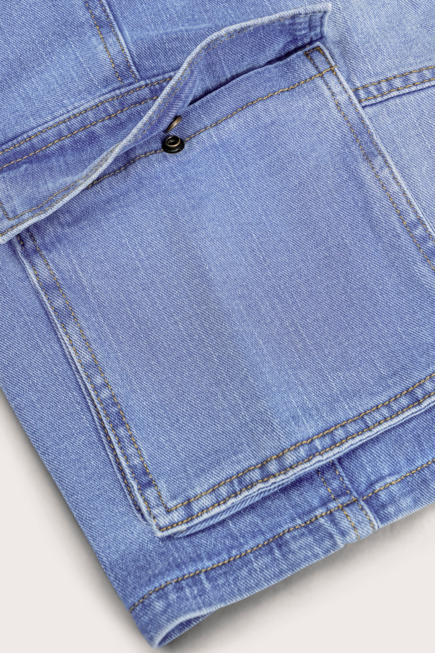 Men's Blue Denim Cargo Shorts