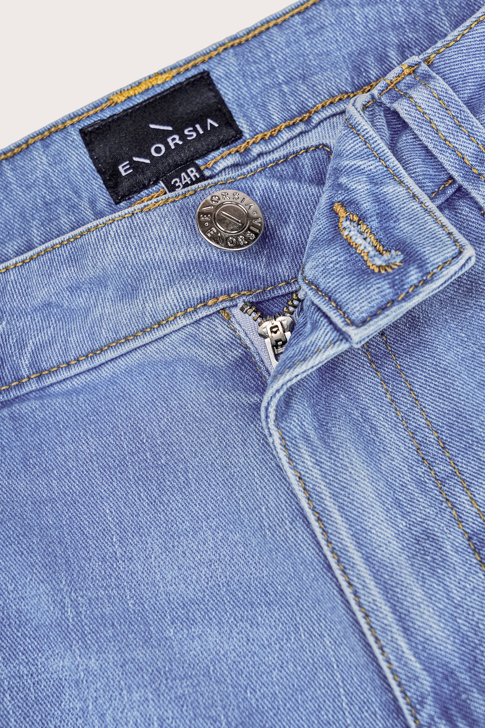 Men's Blue Denim Cargo Shorts
