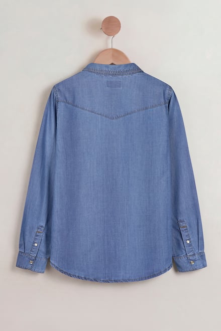 Women's Long Sleeve Tencel Denim Shirt