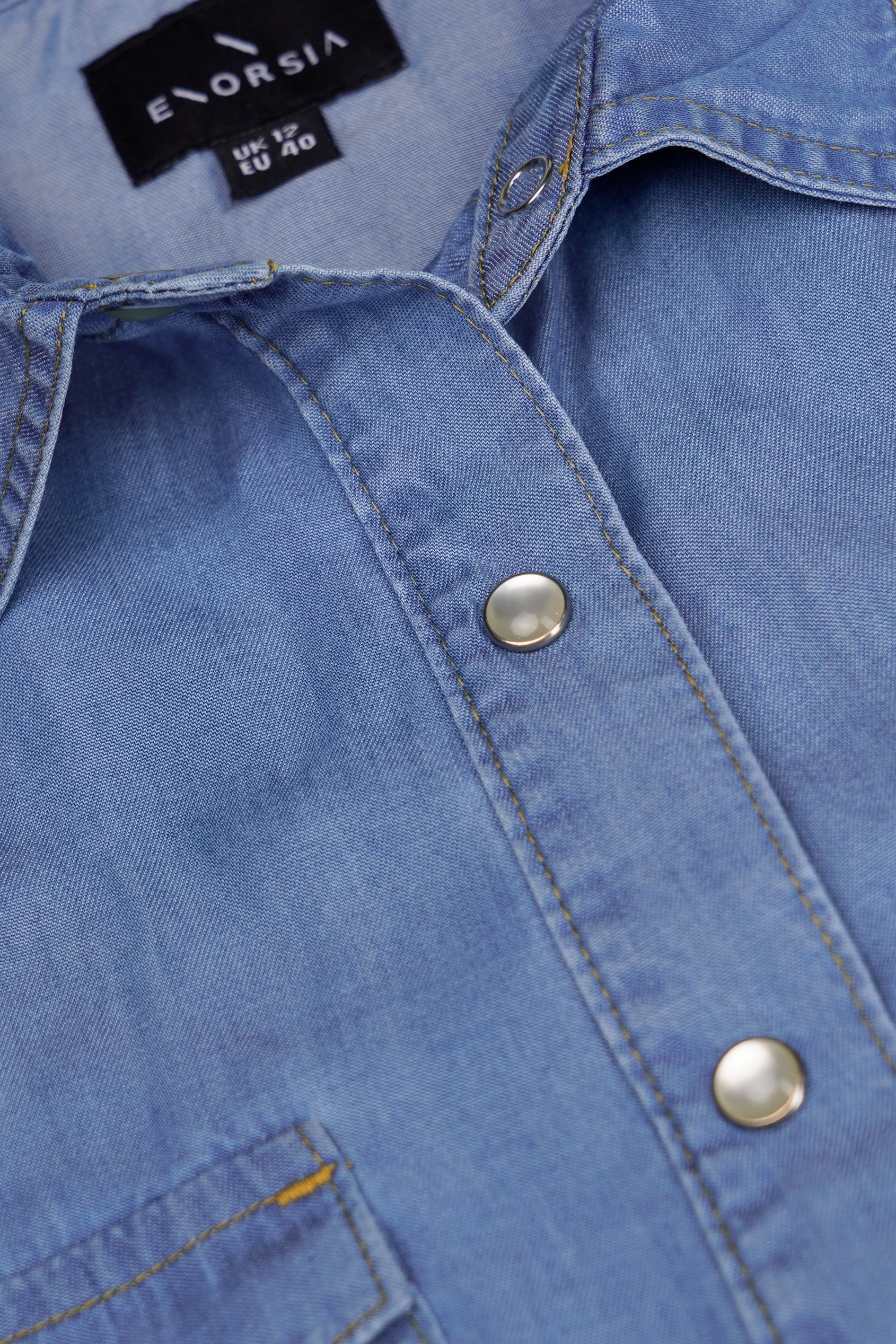 Women's Long Sleeve Tencel Denim Shirt