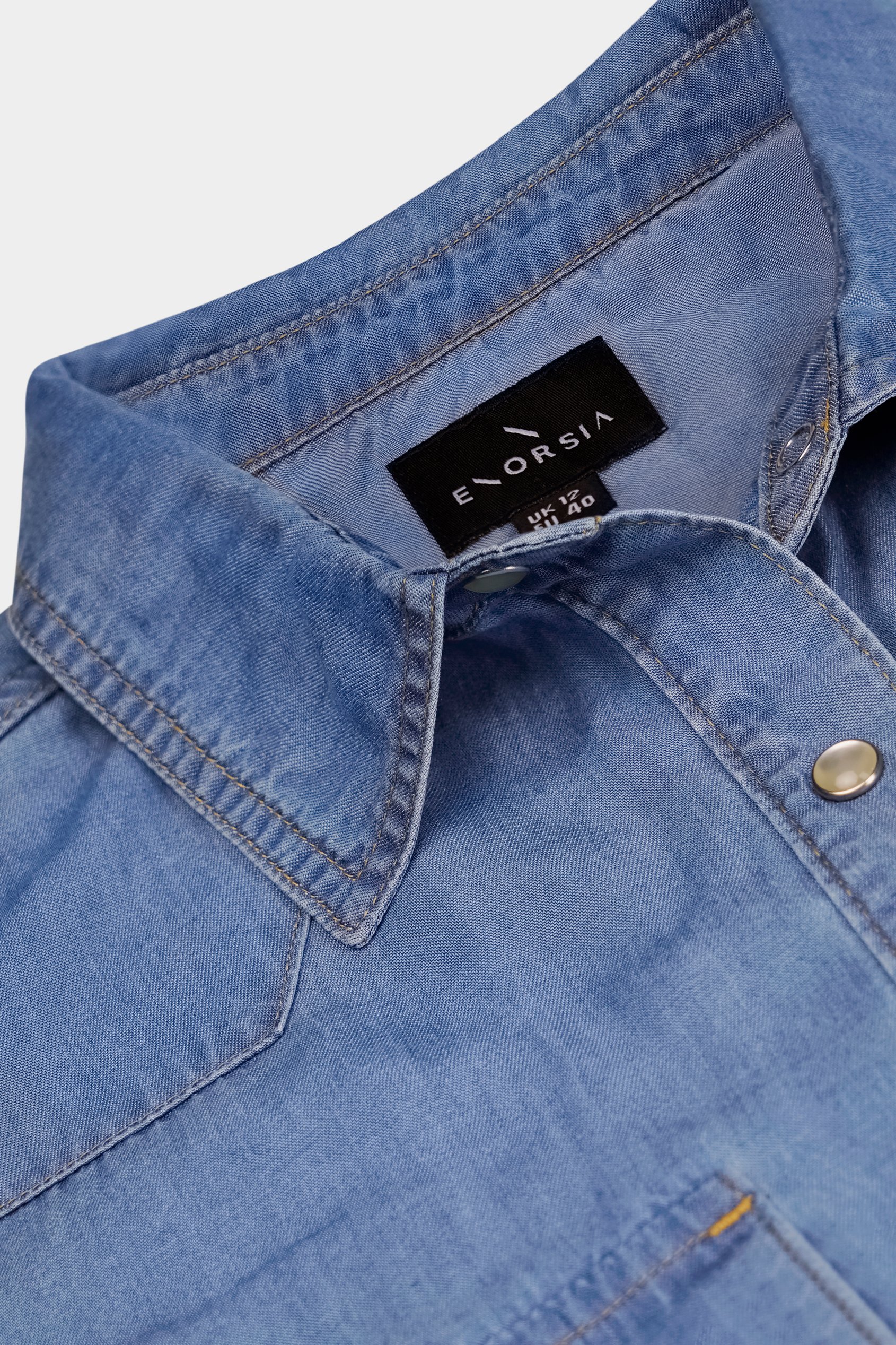 Women's Long Sleeve Tencel Denim Shirt