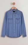 Women's Long Sleeve Tencel Denim Shirt