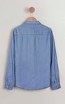 Men's Tencel Long Sleeve Denim Shirt