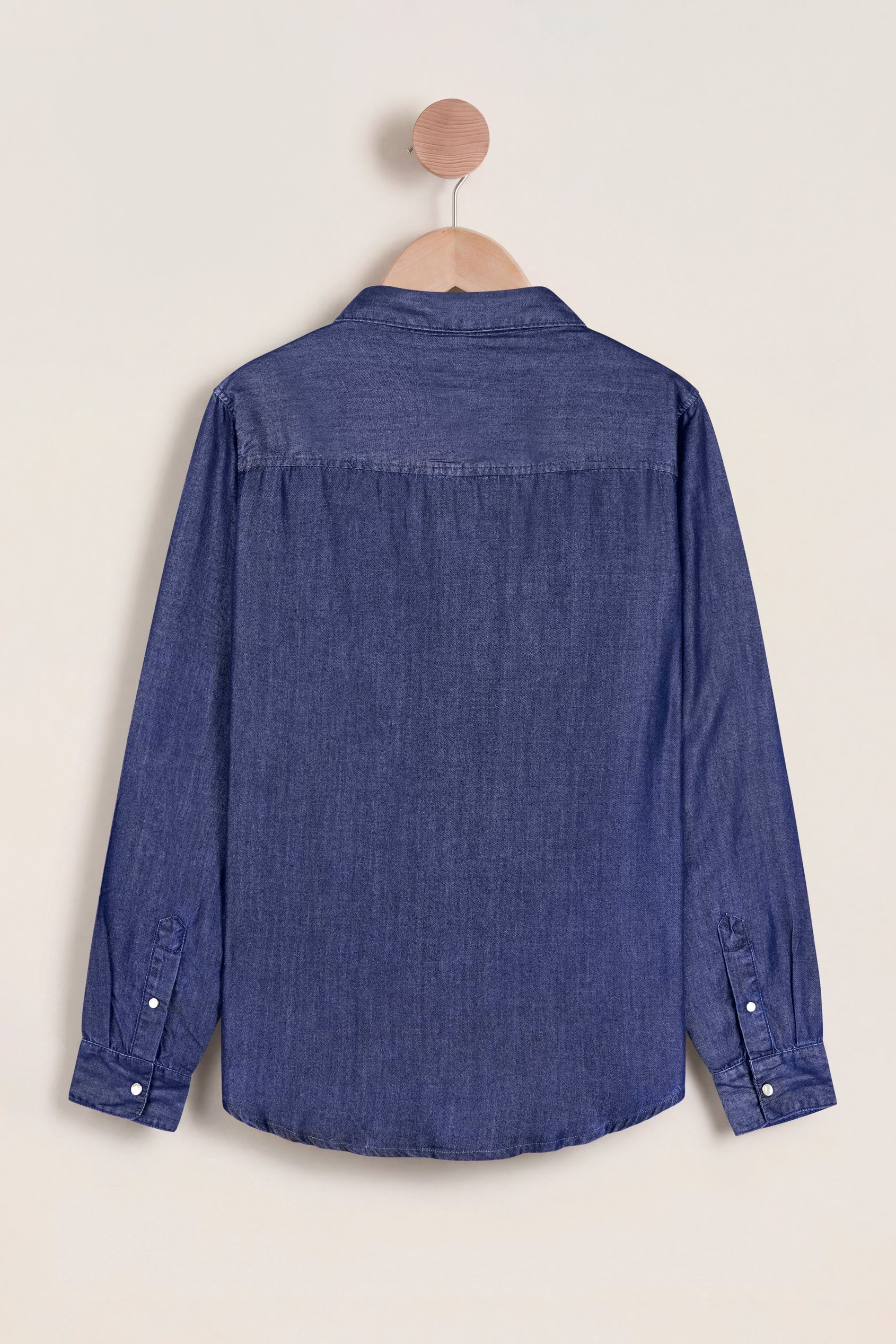 Men's Regular Fit Tencel Denim Overshirt