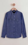Men's Regular Fit Tencel Denim Overshirt