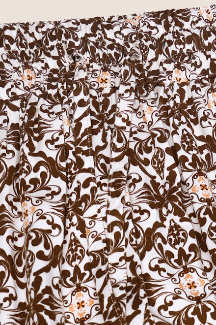 Circular Midi Length Prairie Printed Skirt
