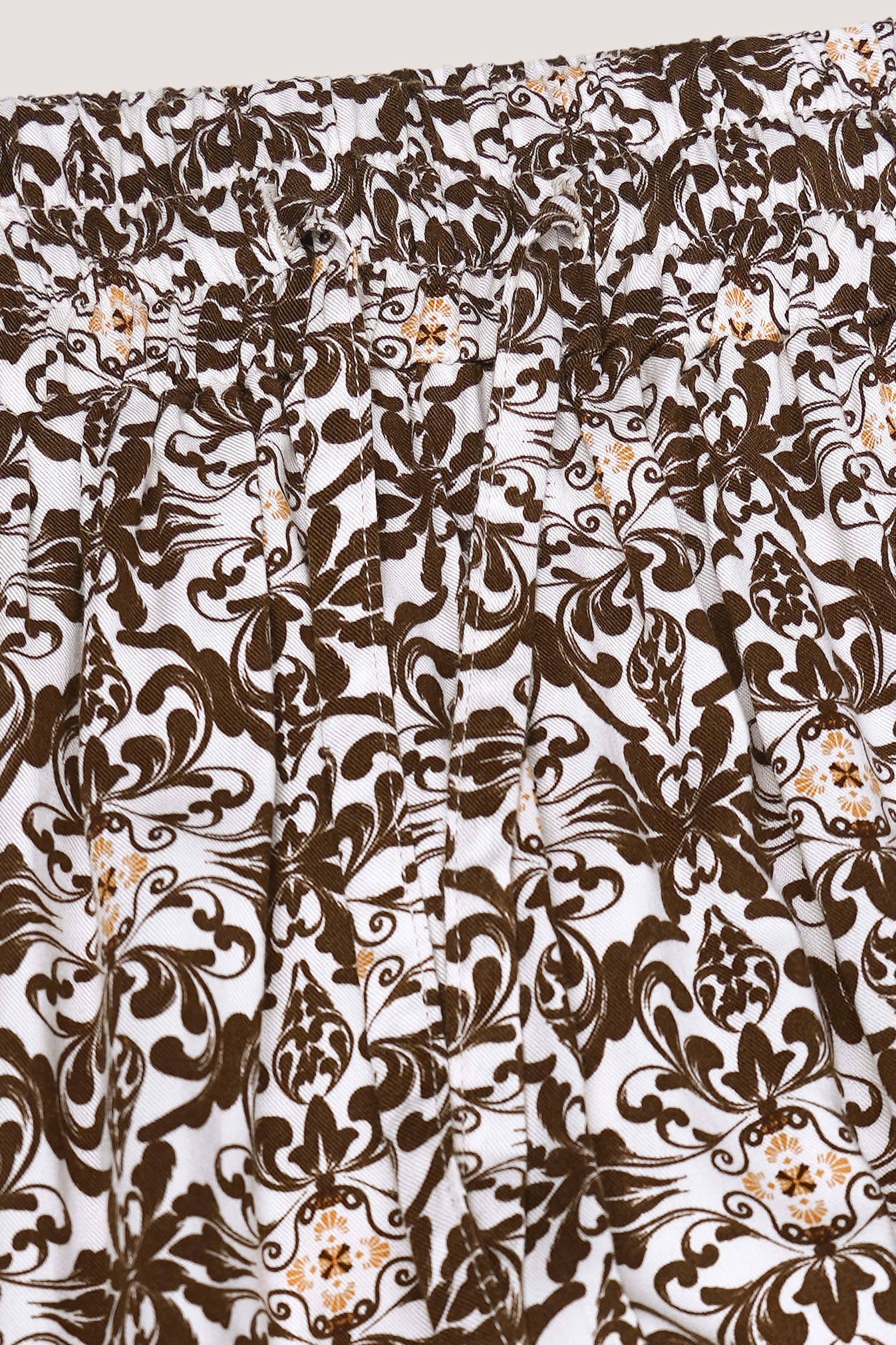 Circular Midi Length Prairie Printed Skirt