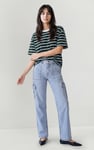 Vintage Straight Leg Cargo Jeans