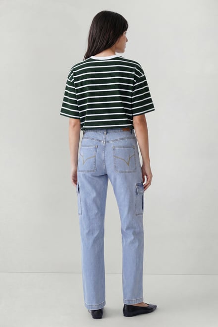 Vintage Straight Leg Cargo Jeans