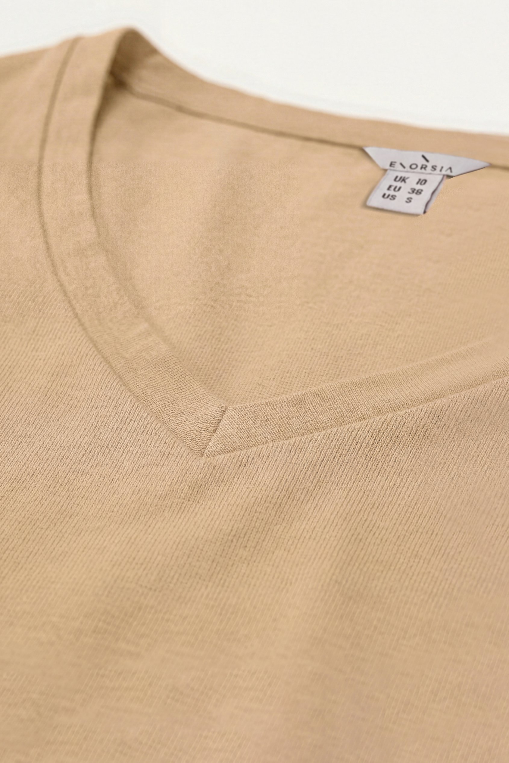 Lace Pocket V-Neck Tee