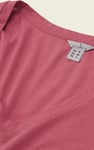 Lace Pocket V-Neck Tee