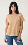 Lace Pocket V-Neck Tee