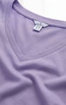 Lace Pocket V-Neck Tee