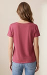 Lace Pocket V-Neck Tee