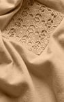 Lace Pocket V-Neck Tee