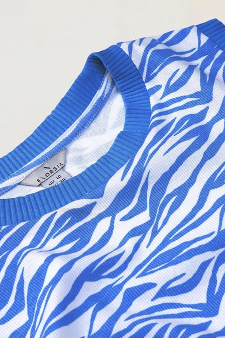 Zebra Printed Top