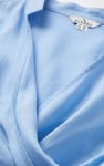 Long Sleeves Wrap Blouse