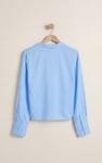 Long Sleeves Wrap Blouse