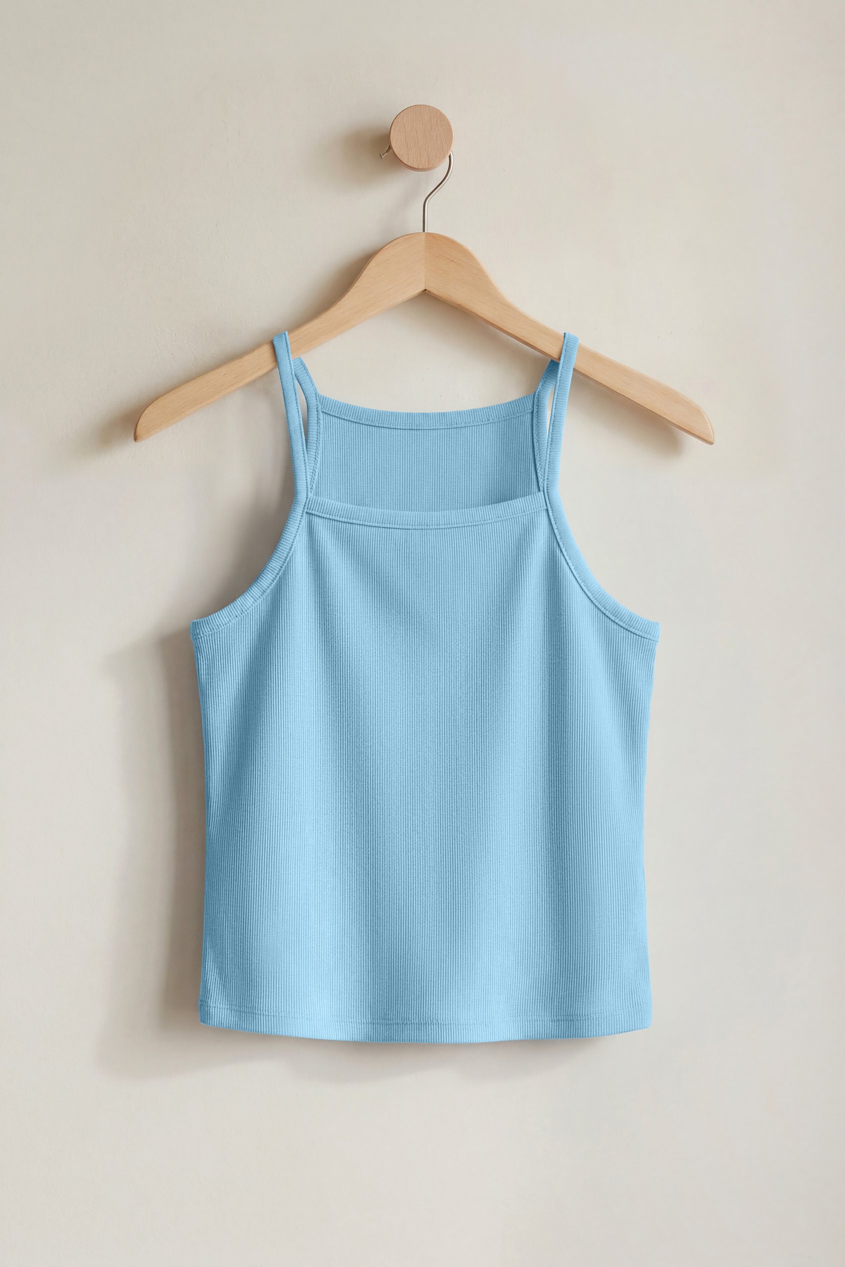 Square Neck Ribbed Cami