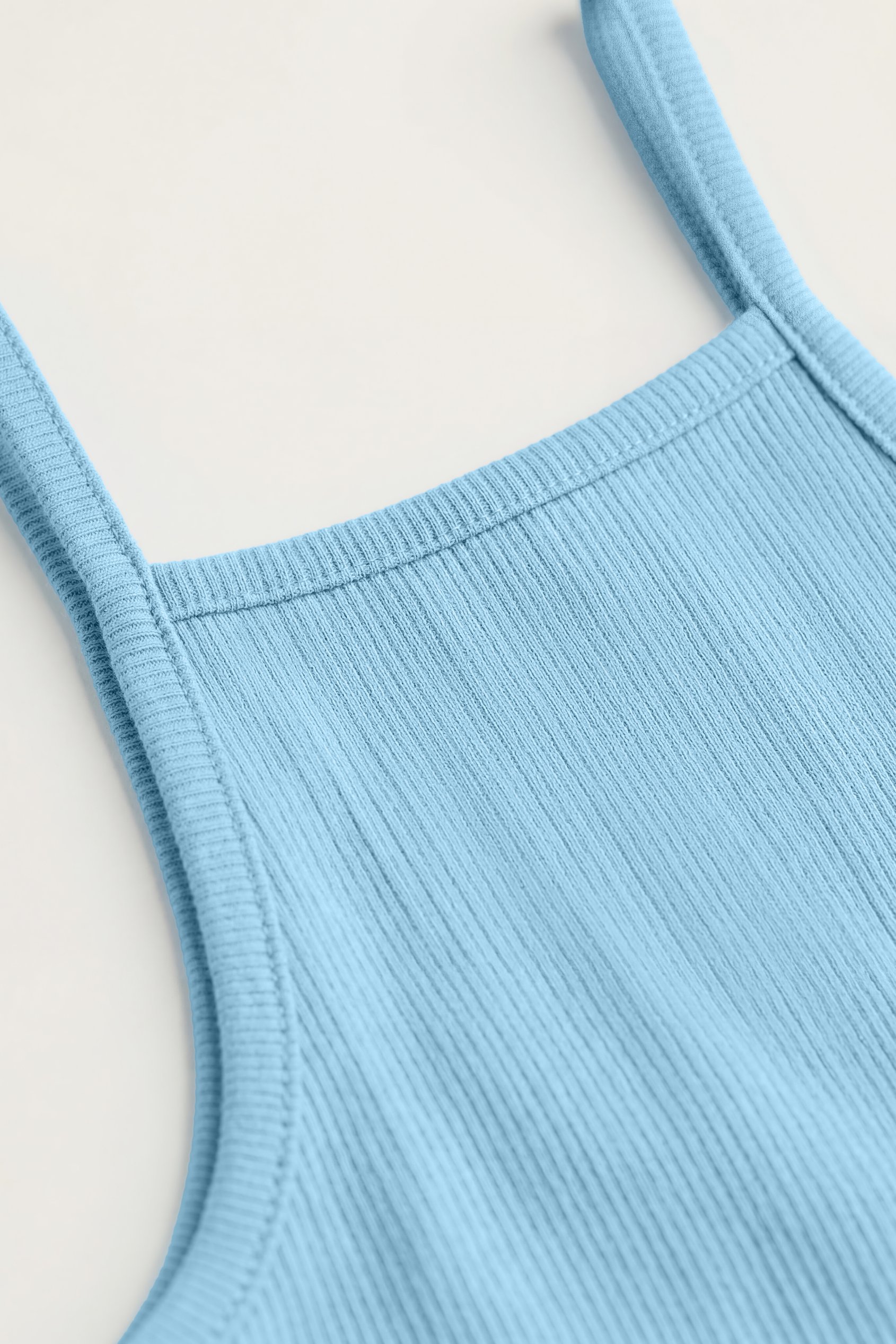 Square Neck Ribbed Cami