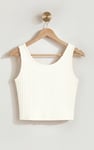 Ribbed Front Button Tank Top