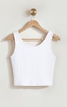 Ribbed Front Button Tank Top