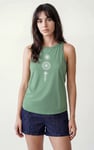 Motif Embroidered Tank Top