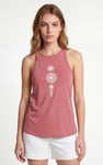 Motif Embroidered Tank Top