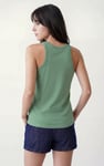 Motif Embroidered Tank Top