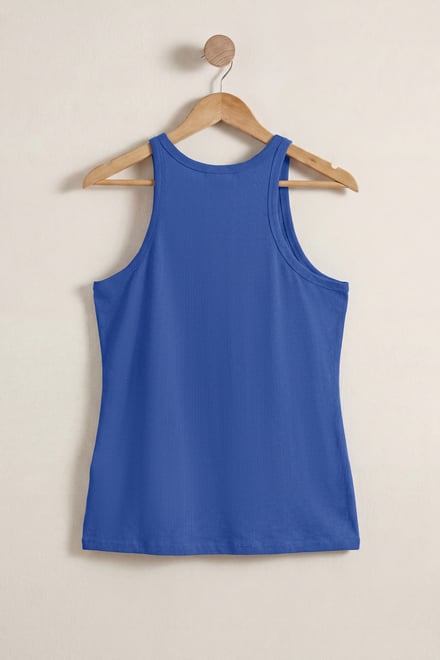 Motif Embroidered Tank Top