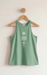 Motif Embroidered Tank Top