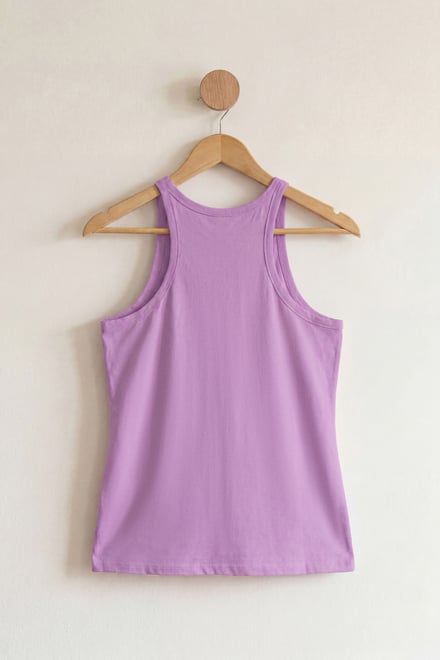 Motif Embroidered Tank Top