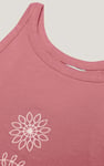 Motif Embroidered Tank Top