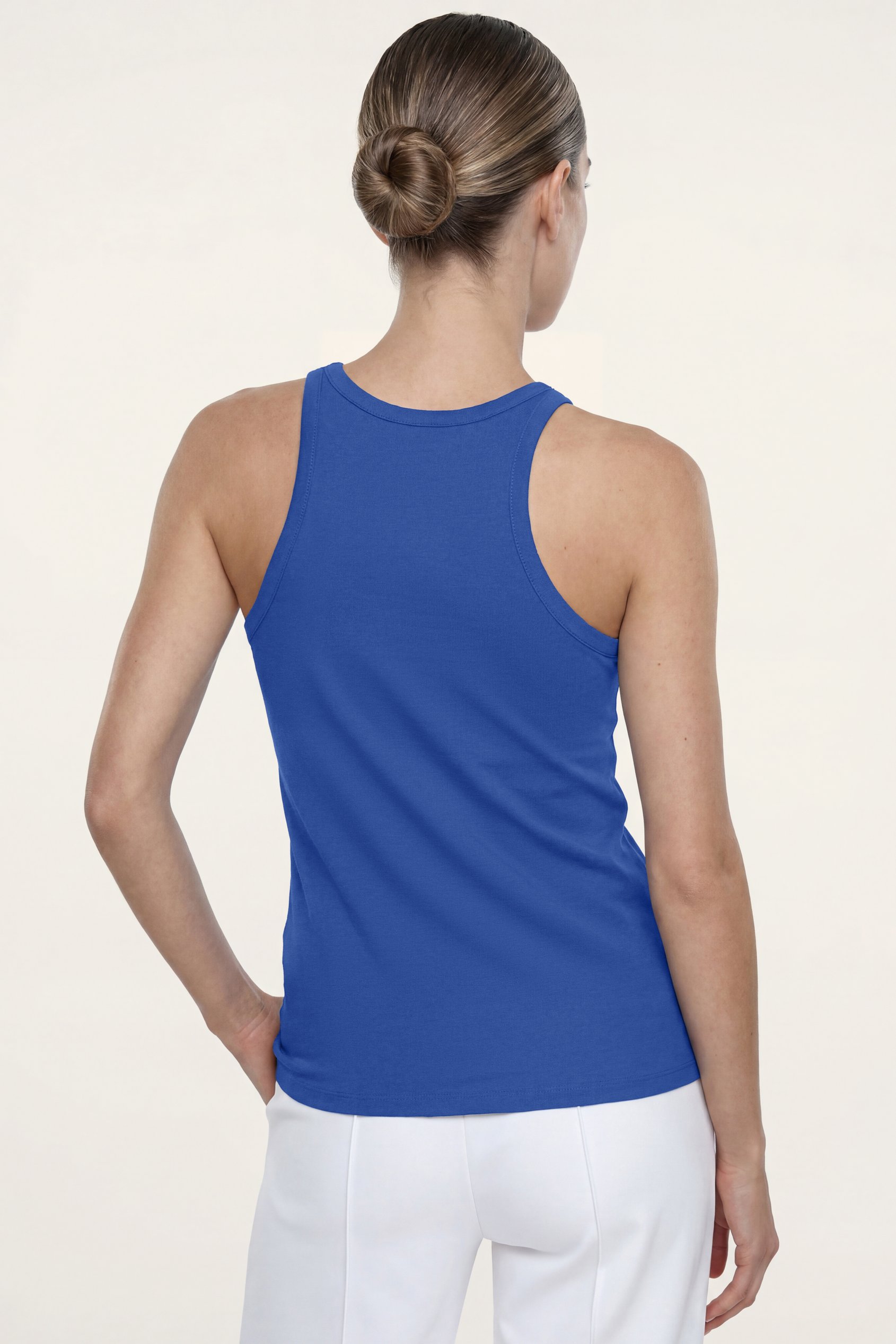 Motif Embroidered Tank Top