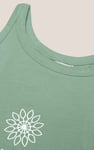 Motif Embroidered Tank Top