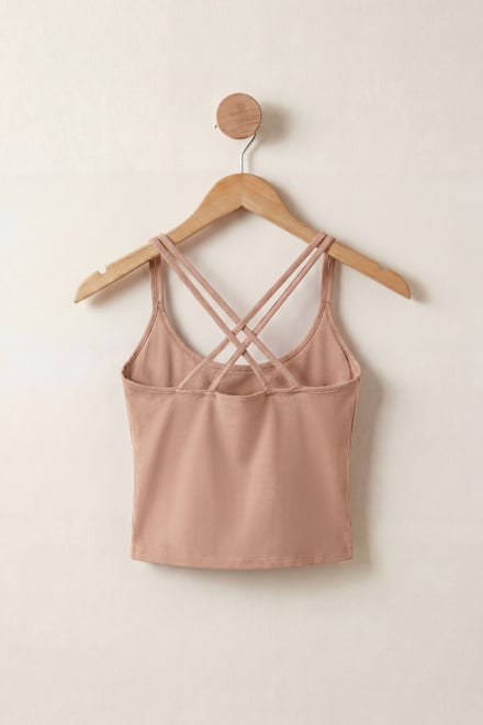 Cross Back Crop Cami