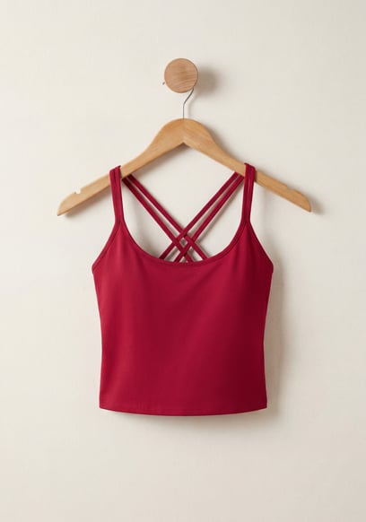 Cross Back Crop Cami