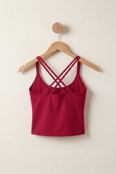 Cross Back Crop Cami