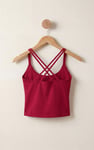 Cross Back Crop Cami