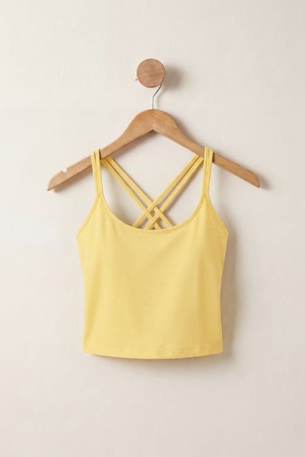 Cross Back Crop Cami