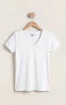 Lace Pocket V-Neck Tee