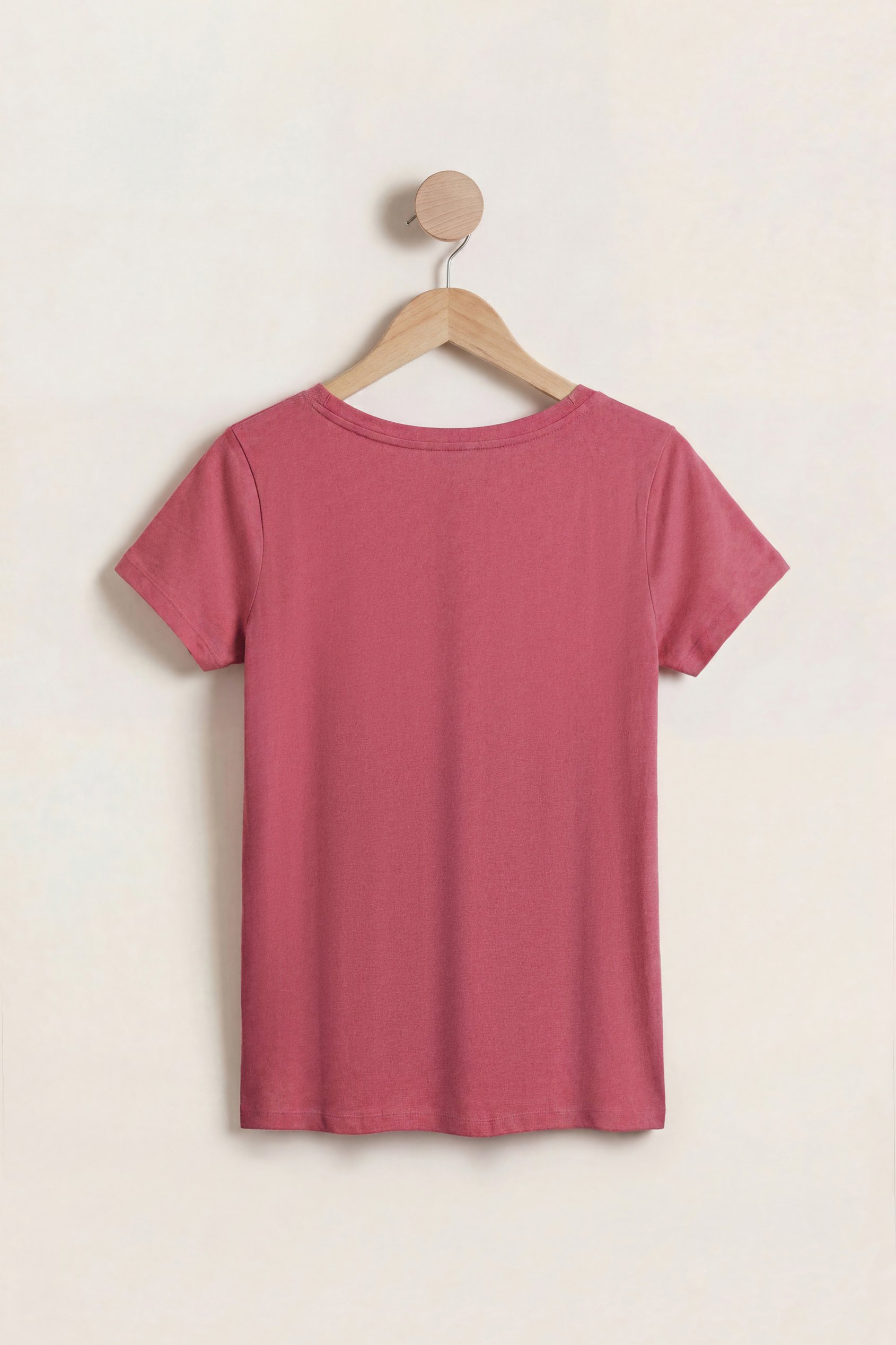 Lace Pocket V-Neck Tee