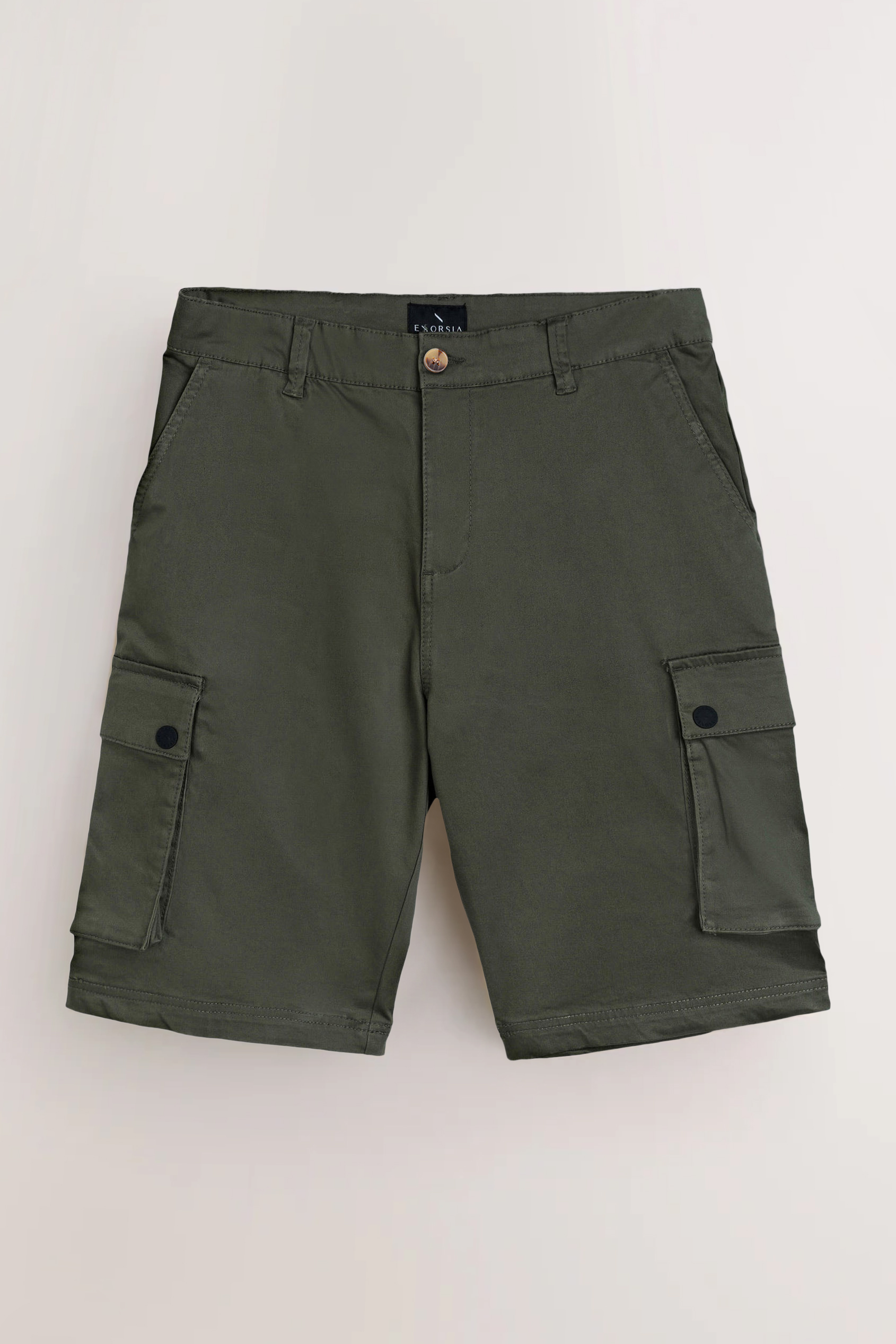Men's Premium Cotton Stretch Cargo Shorts | Enorsia