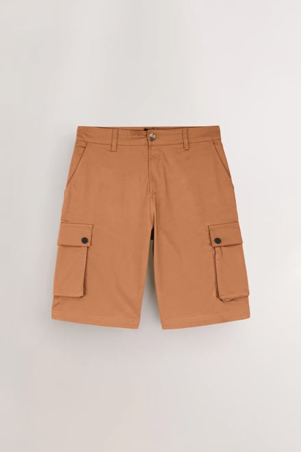 Men's Premium Cotton Stretch Cargo Shorts | Enorsia