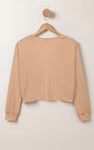 Twisted Front Pin Tuck Jersey Cropped Top