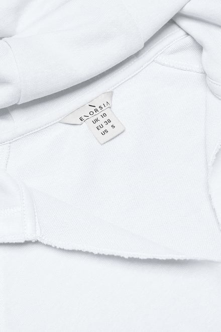 Sleeveless Raw Edge Hoodie