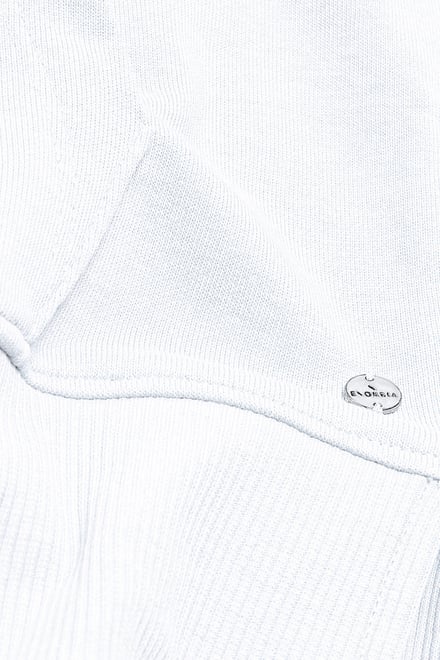 Sleeveless Raw Edge Hoodie